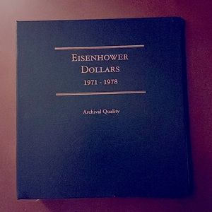 Littleton Coin Album Cover for Eisenhower Dollars 1971-1978 Archival Quality